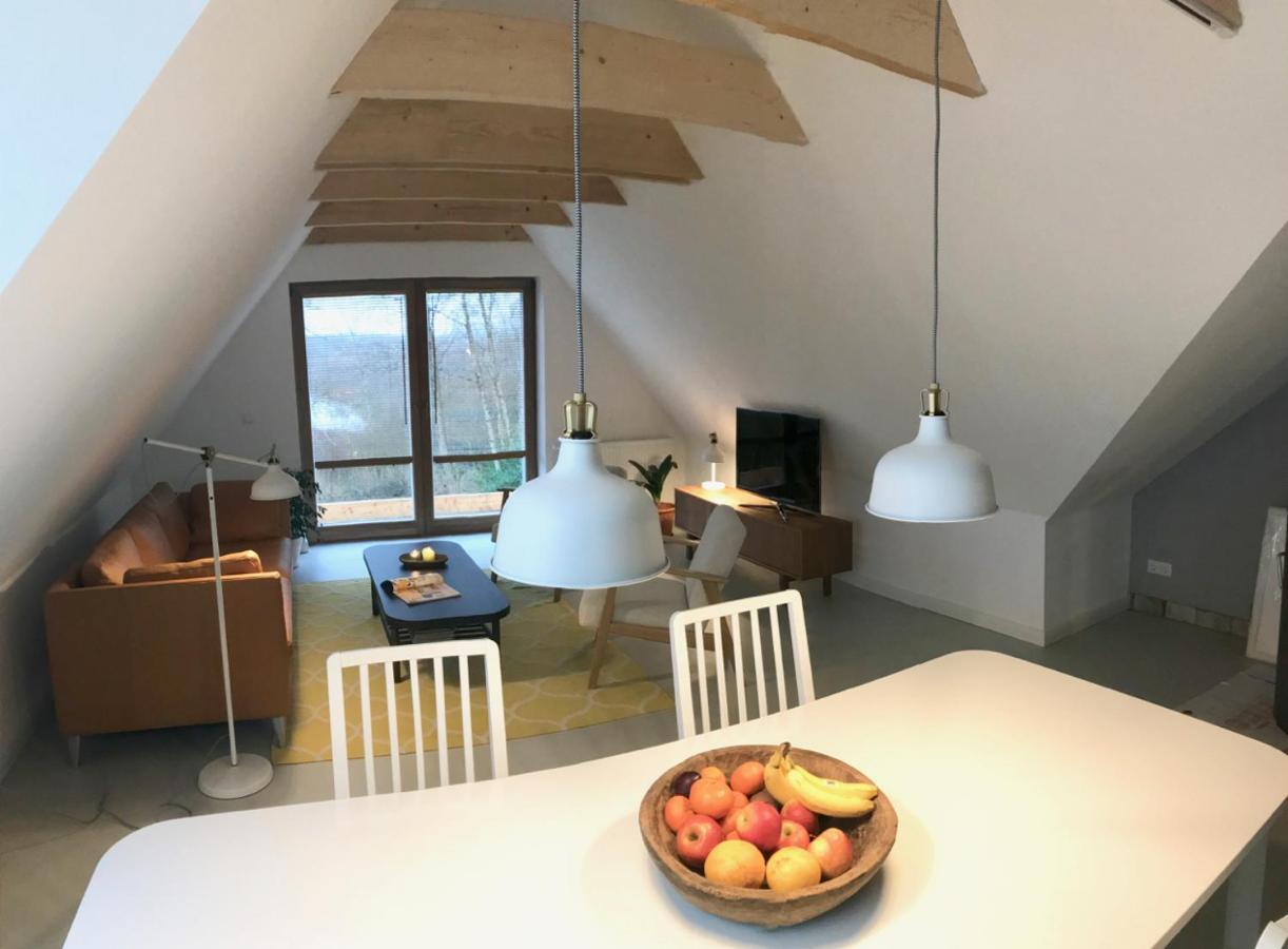 Moorblick! Grosse Dachwohnung Mit Kamin Und Sauna Leck Exterior foto
